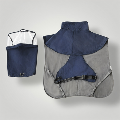Premium Dog Raincoat with Detachable Transparent Head Cover
