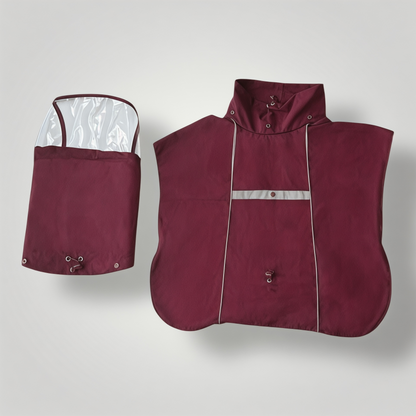 Premium Dog Raincoat with Detachable Transparent Head Cover