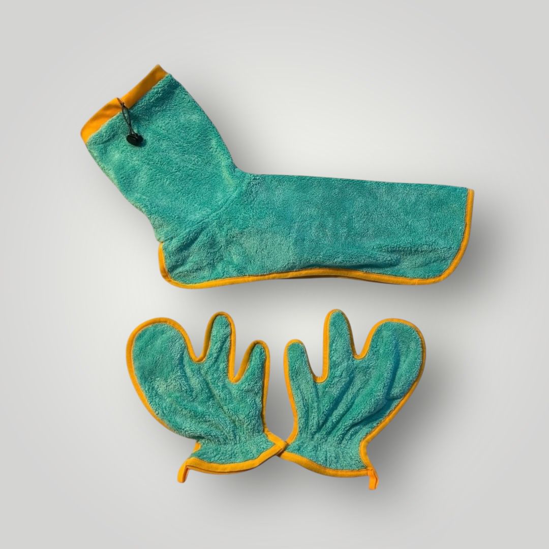 Soft Bathrobes and Mittens